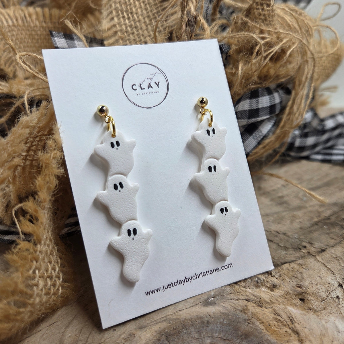 Ghosties | Dangles or Hoops