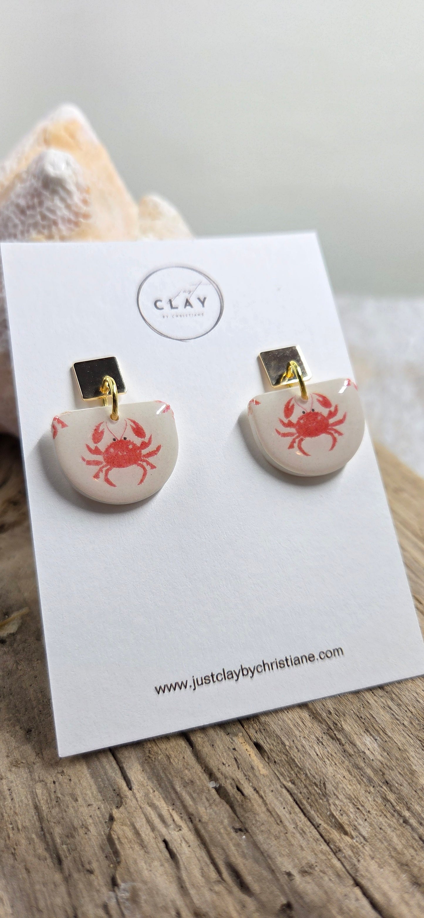 Cute Crab Dangles