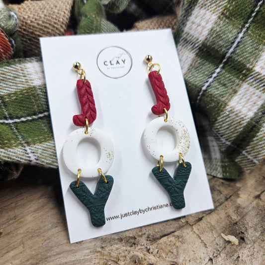 JOY Dangles | handmade | polymer clay
