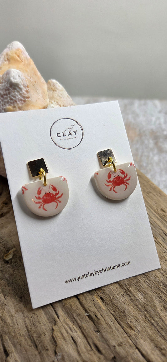 Cute Crab Dangles