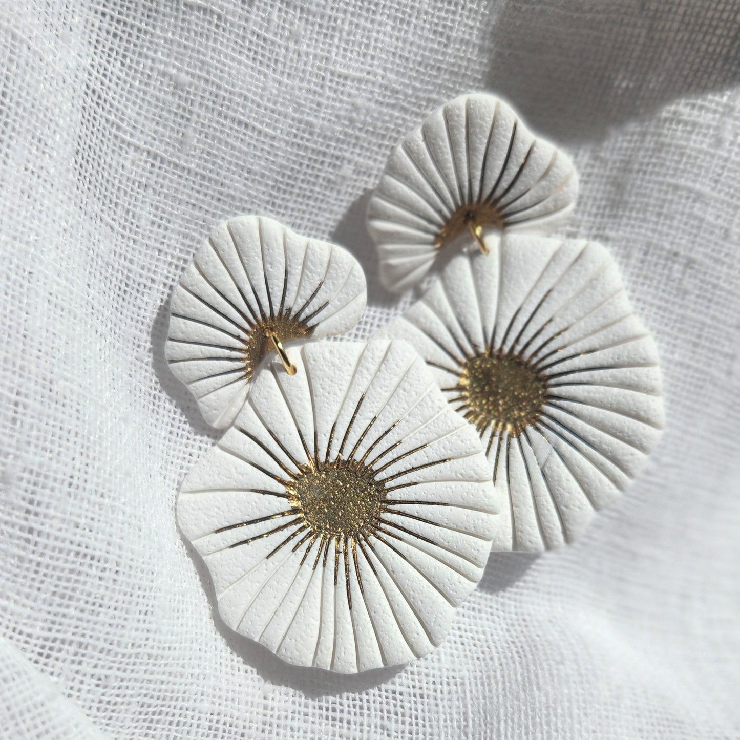 Dangles | white - gold