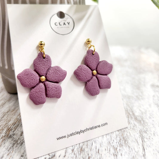 Cute Flower Dangles | purple