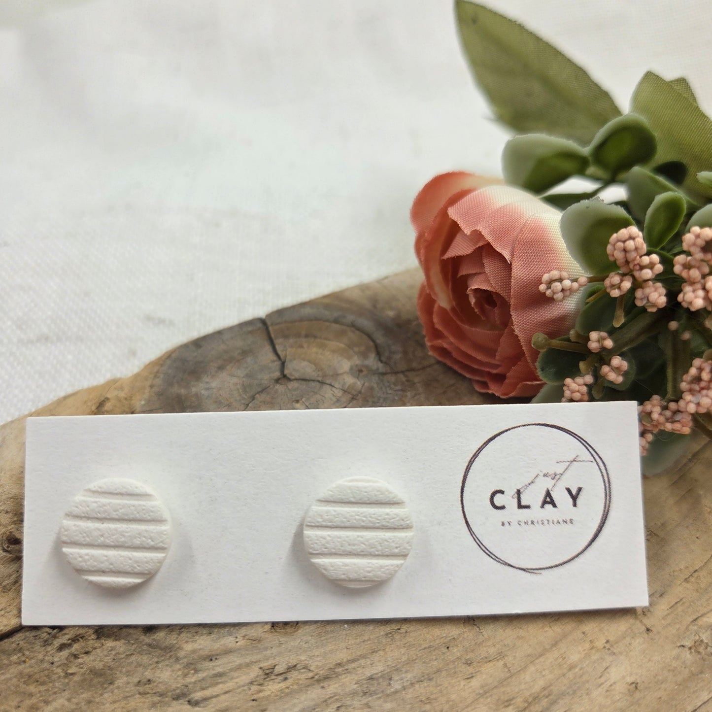 White Studs | textured