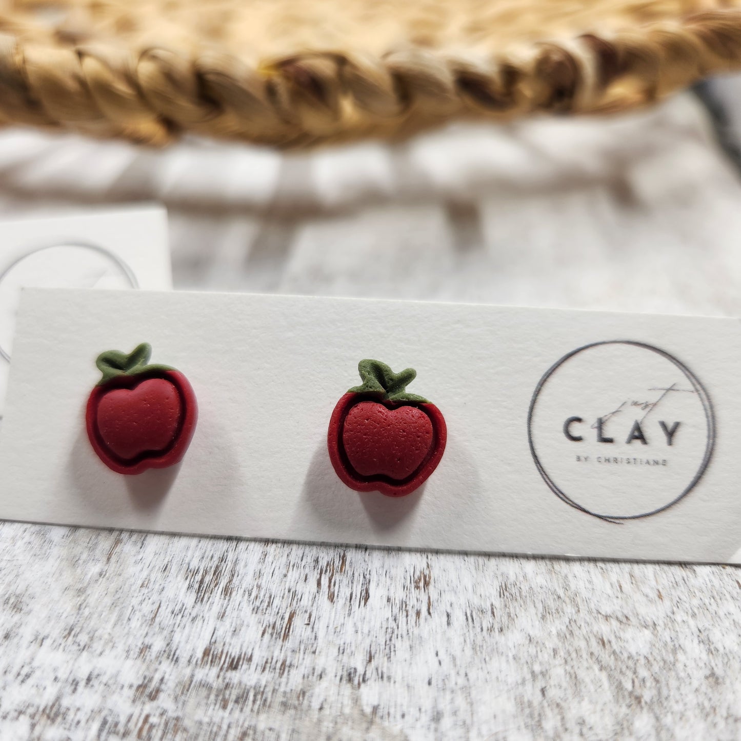 Apple Stud Earrings