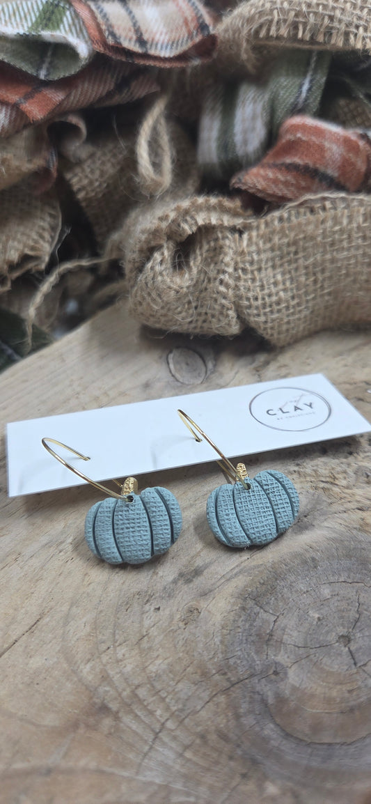 Pumpkin Hoops | light teal