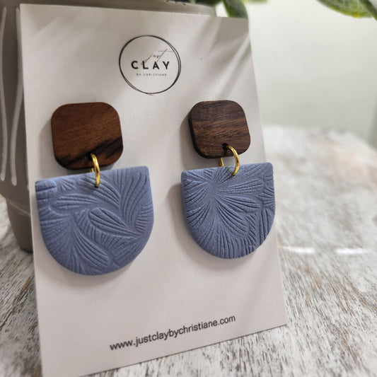 Textured Dangles | blue