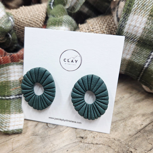 Large Statement Studs | handmade | polymer clay