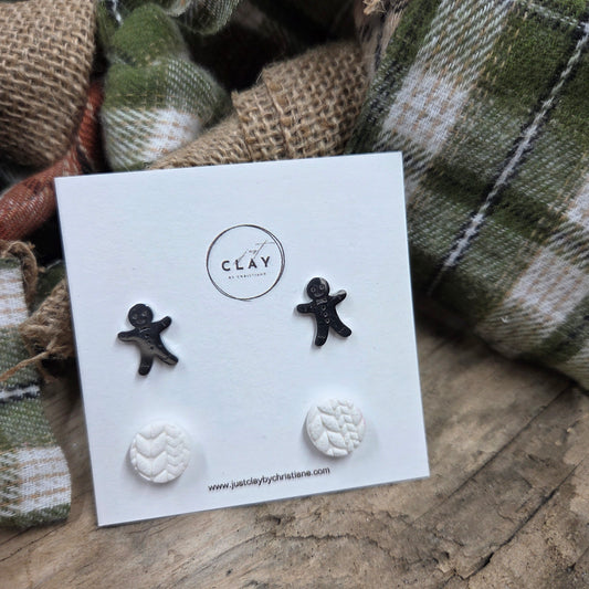 Stud Package | handmade | polymer clay