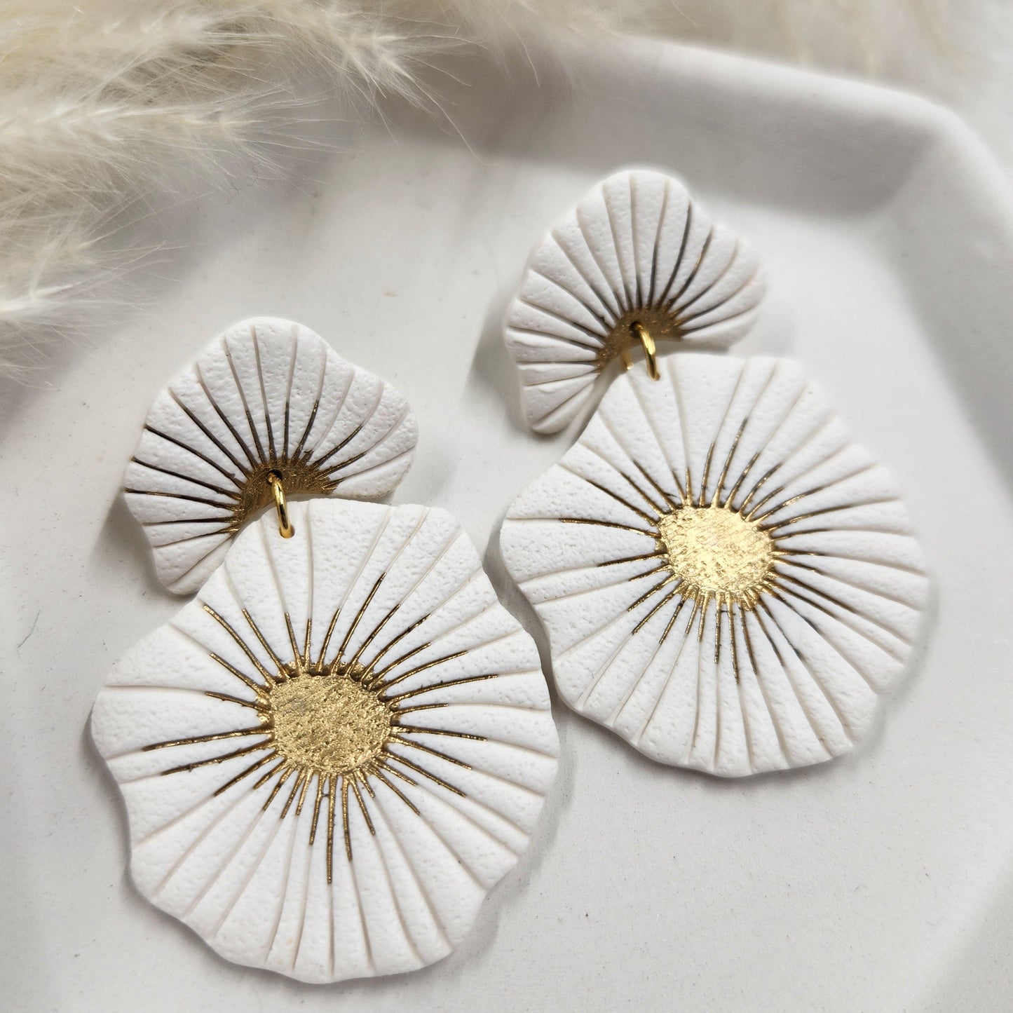 Dangles | white - gold