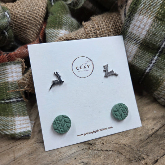 Stud Package | handmade | polymer clay